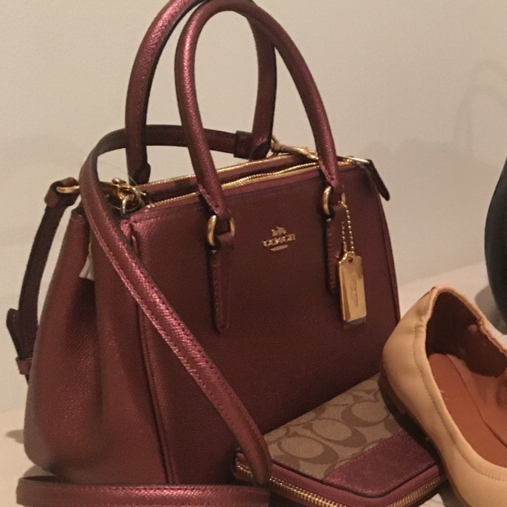 Coach bag and wallet